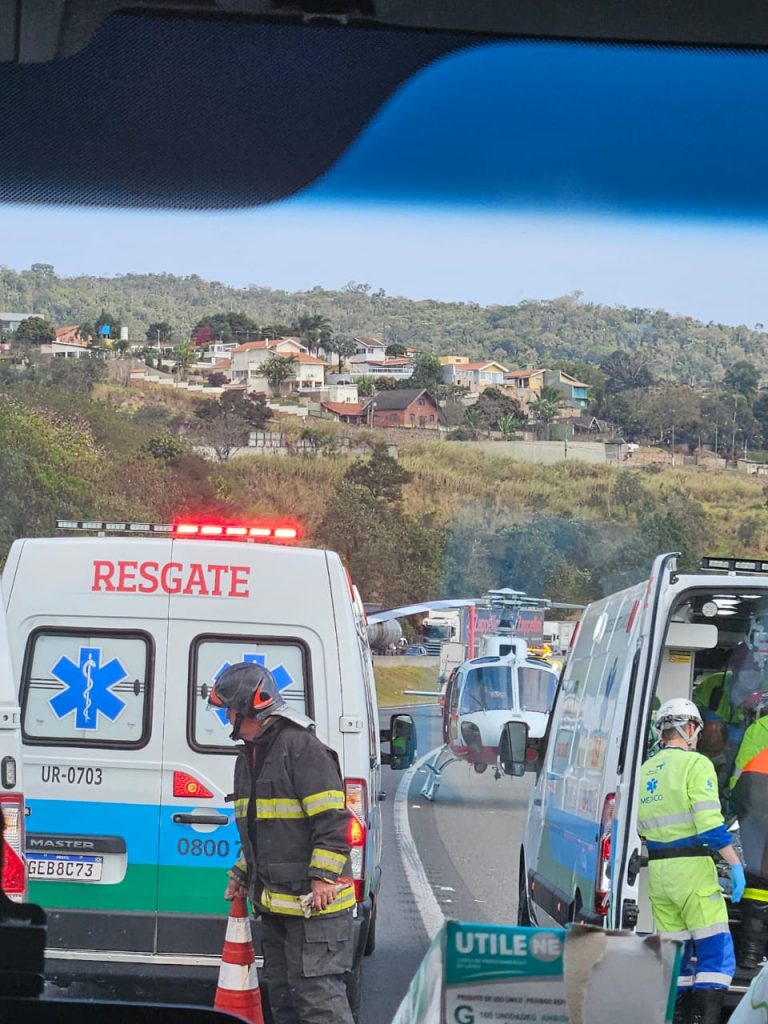 Acidente grave bloqueia rodovia Dom Pedro em Campinas