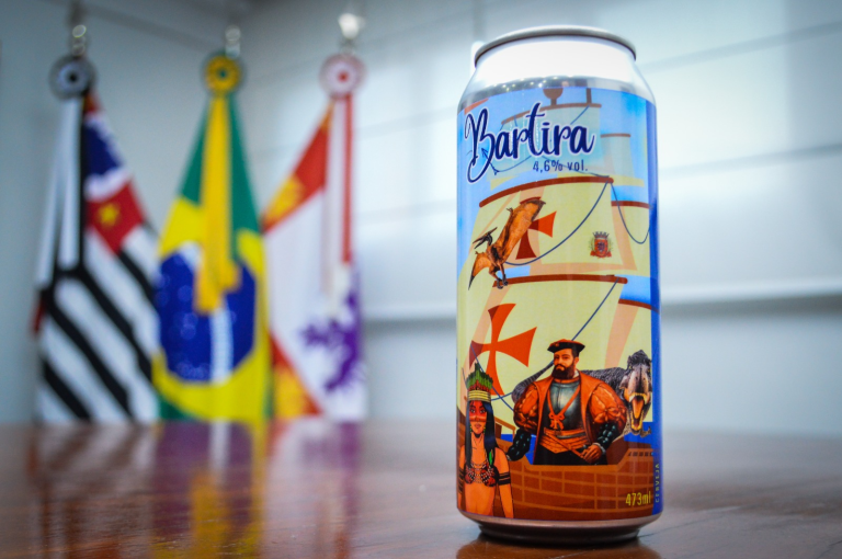 A história de São Vicente é registrada numa cerveja