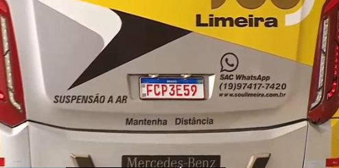 Problema resolvido: placas apagadas da frota de ônibus de Limeira são trocadas após cobrança do Balanço Geral