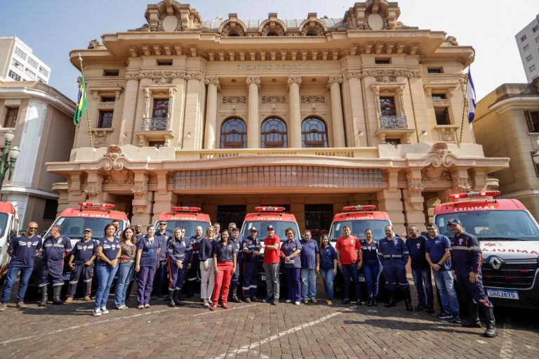 Frota de ambulâncias do Samu é 100% renovada