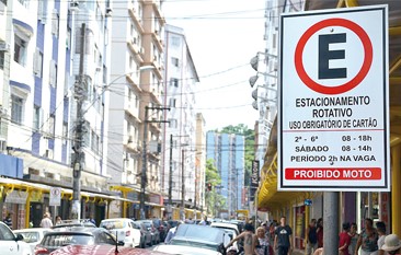 Prepare a carteira! Vias de São Vicente voltam a ter cobrança por estacionamento