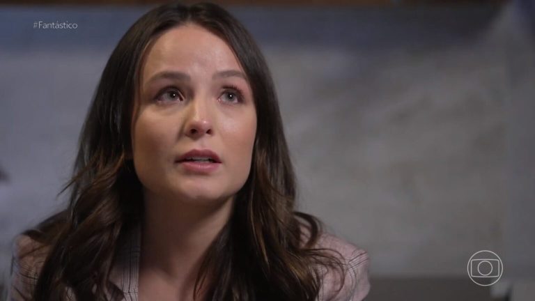 Larissa Manoela no Fantástico | Foto: Reprodução / TV Globo