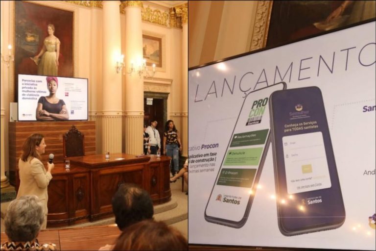 Agosto Lilás: Santos lança aplicativo de proteção à mulher