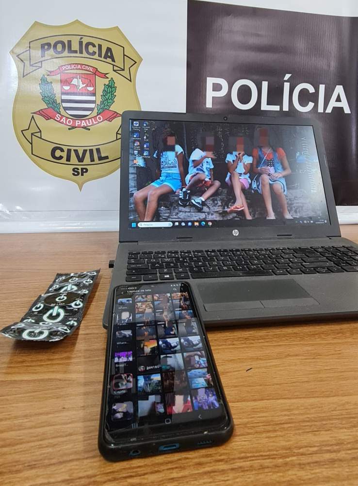 Homem de 50 anos é preso por armazenar pornografia infantil em Araçatuba