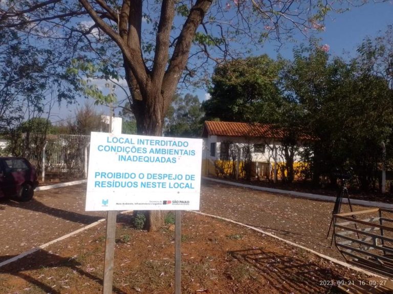 Aterro sanitário de Birigui é interditado pela Cetesb