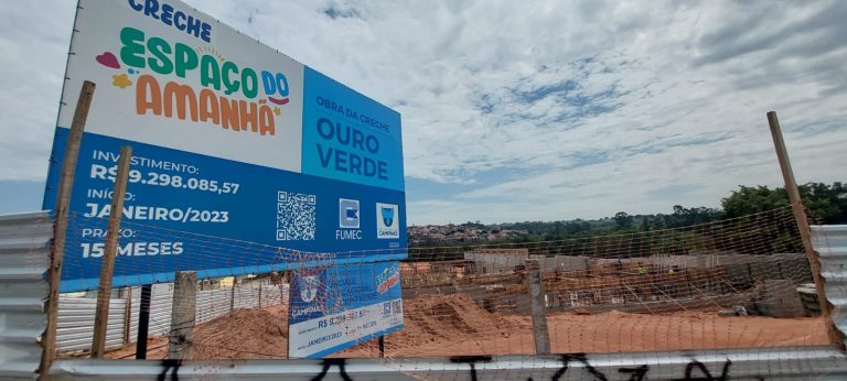 Obra de creche em Campinas é invadida na madrugada bandidos levaram R$20 mil em ferramentas