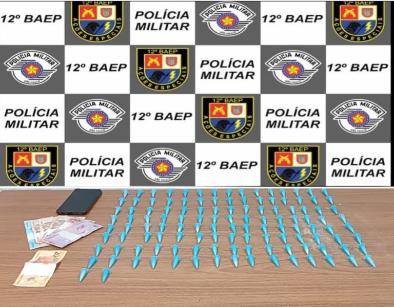 Polícia apreende drogas e detém suspeito em ação de combate ao tráfico