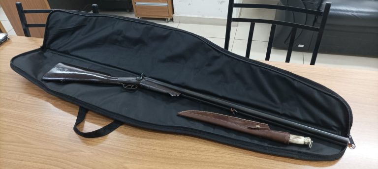 Polícia atende ocorrência de ameaça com arma branca e descobre arsenal em Araçatuba