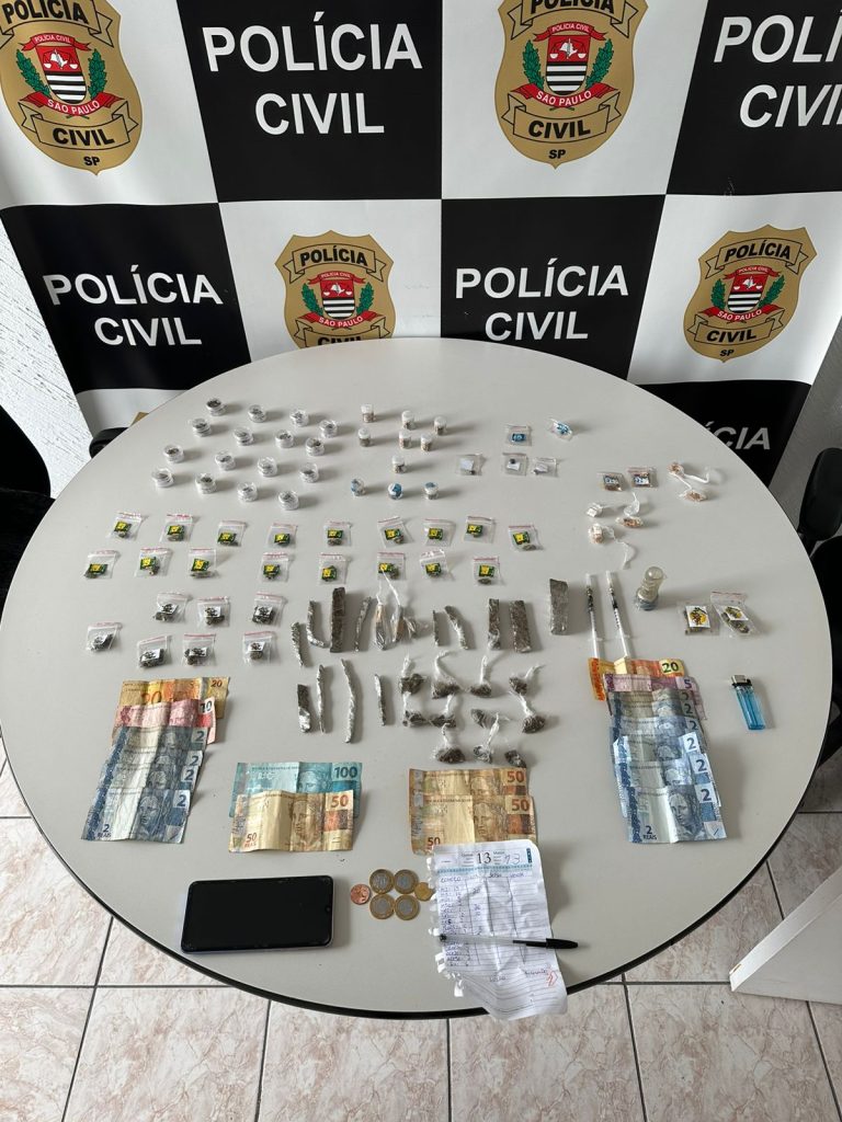 Foragido da Justiça do Paraná é preso com drogas ‘pesadas’ em São Vicente