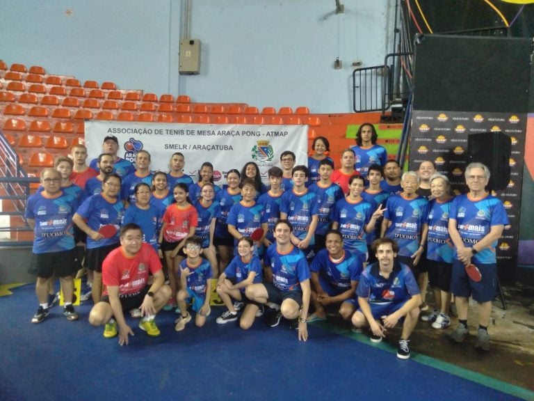 Tênis de mesa de Araçatuba é vice-campeão em etapa da Liga Oeste
