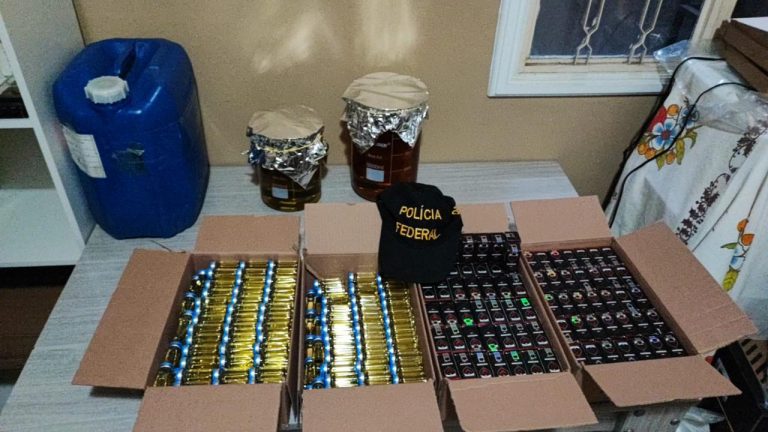PF flagra grupo que fabricava e vendia ilegalmente anabolizantes