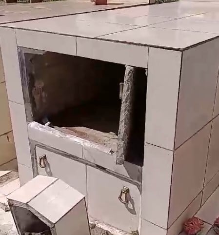 Cemitério em Pedreira é vandalizado, 35 túmulos foram atingidos