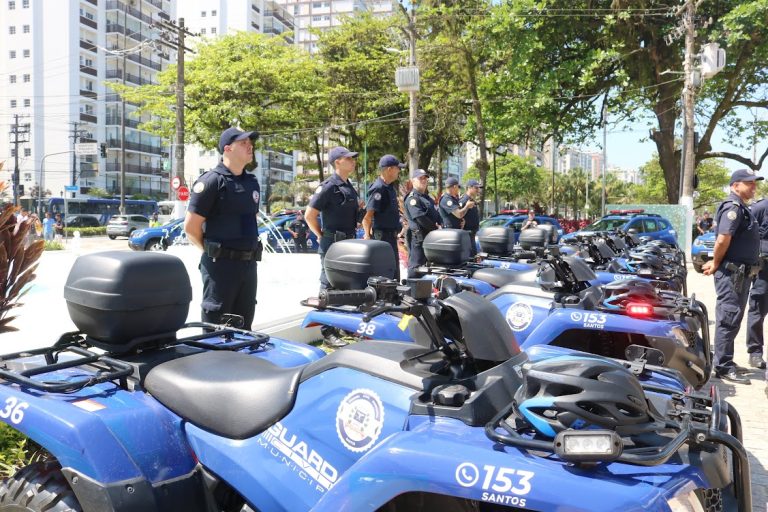 Pacote de investimentos para a segurança de Santos é anunciado com direito a 200 novos guardas