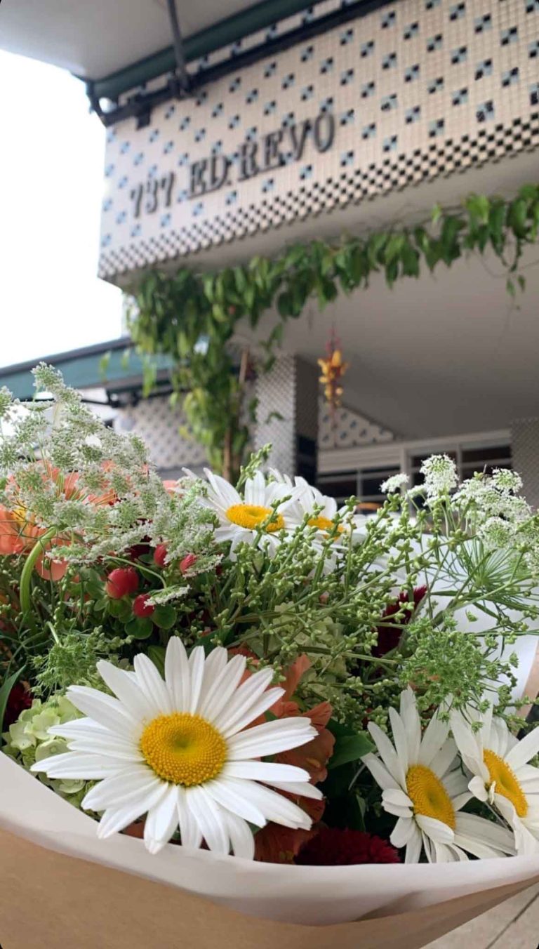 Exposição de flores e oficina em restaurante de Santos dão as boas vindas para a primavera