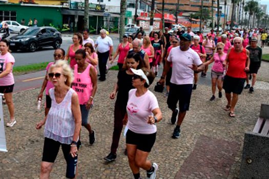 Praia Grande vai promover caminhada do Outubro Rosa
