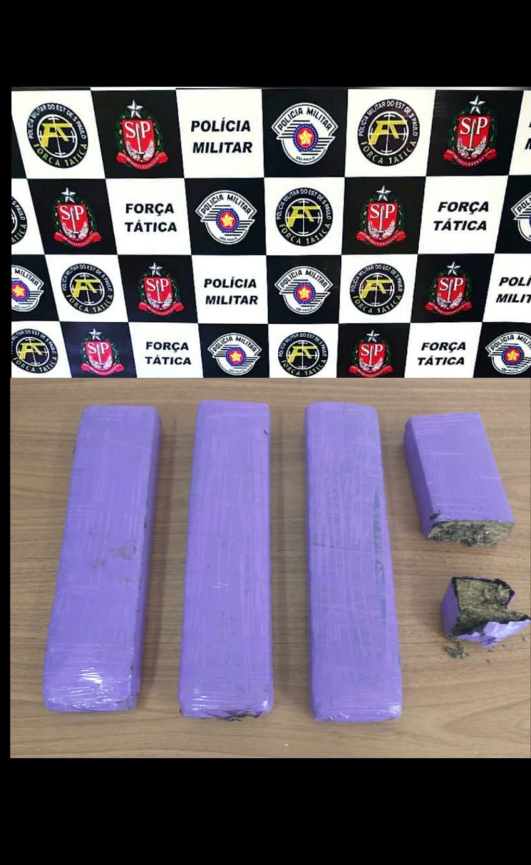 Casal é preso em flagrante transportando maconha em Araçatuba