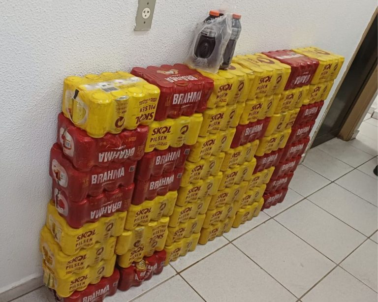 Trio é pego após furtar bebidas na AMBEV de Jaguariúna