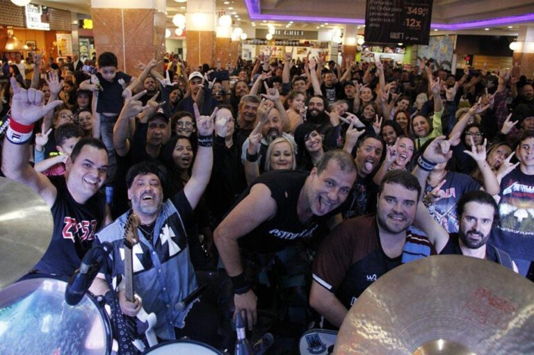 Os hits do Iron Maiden vão agitar o shopping de São Vicente