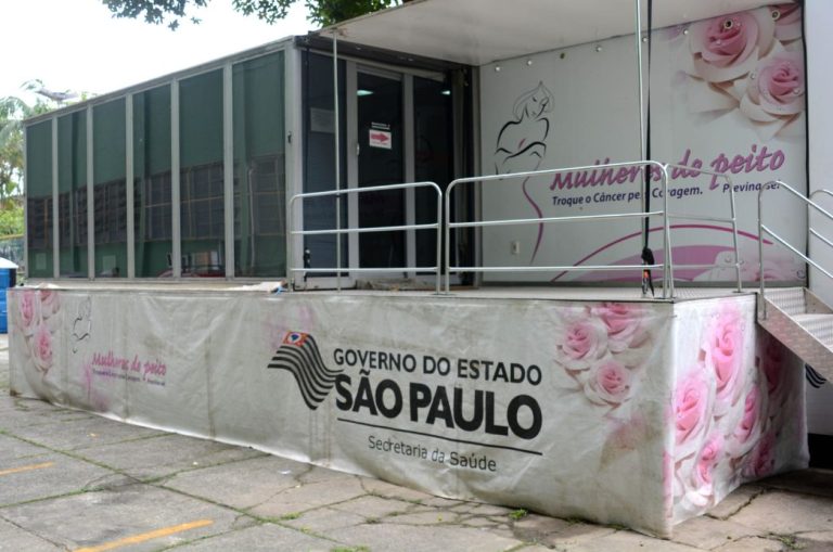 Carreta da Mamografia terá como próximo destino a cidade de Cubatão