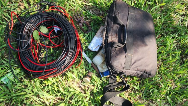 Homem é detido ao furtar fios no Parque Cidade em Limeira