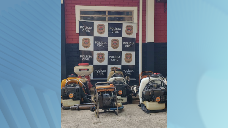 Máquinas furtadas de empresa são recuperadas por policiais disfarçados em Piracicaba