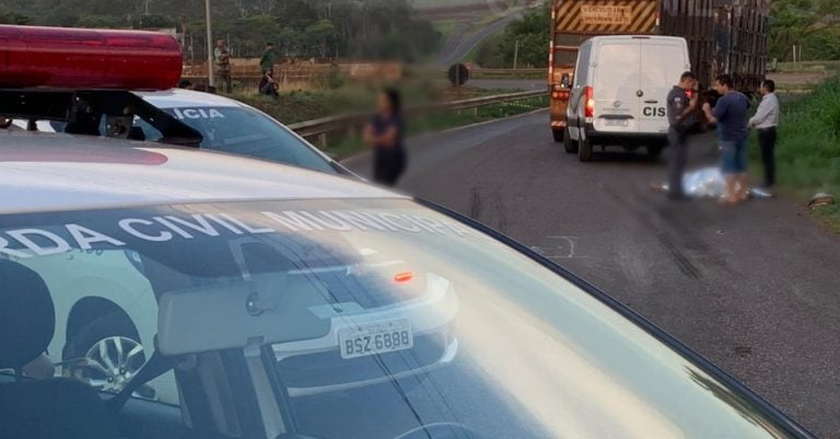 Adolescente de 16 anos morre após acidente envolvendo caminhão e moto