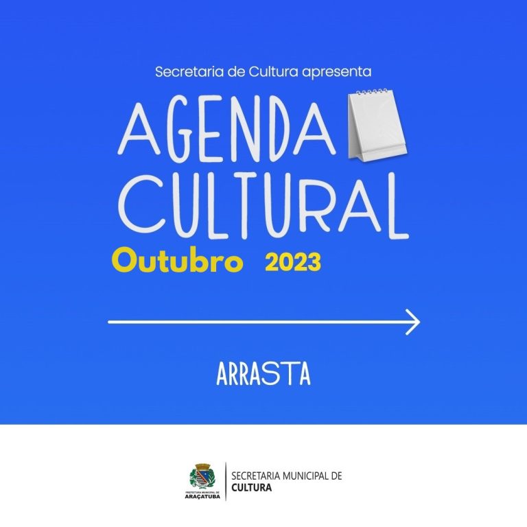 Programação Cultural de outubro em Araçatuba