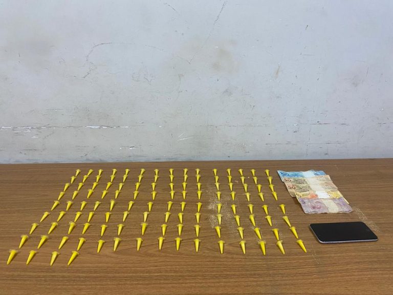 Polícia Militar detém suspeito por tráfico de drogas em Araçatuba