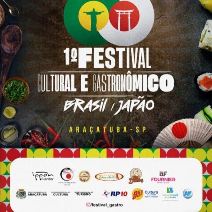 Araçatuba está prestes a receber um evento cultural e gastronômico imperdível, o 1° Festival Cultural e Gastronômico Brasil/Japão.