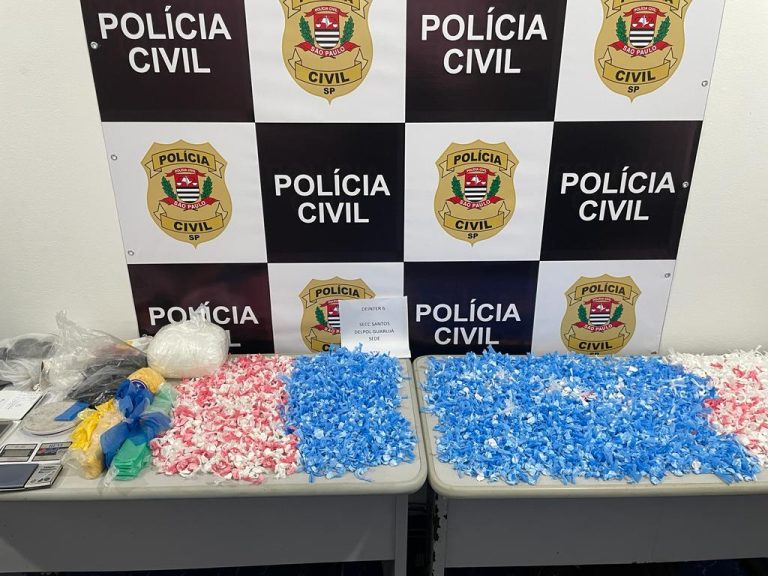 Depósito de drogas é descoberto no Guarujá e quase 6 mil porções são apreendidos