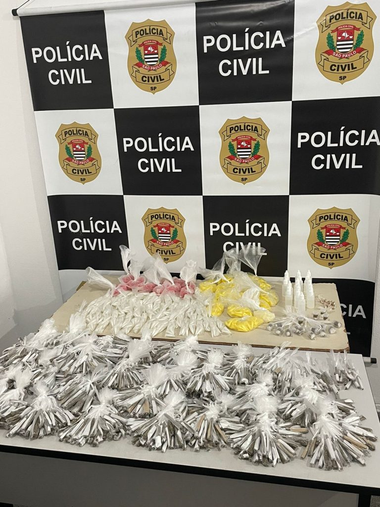 Cerca de 3 mil porções de drogas são apreendidas em “depósito” no Guarujá