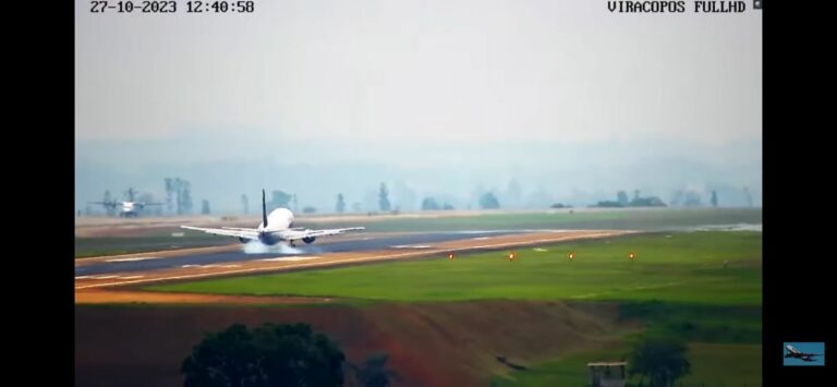 Avião voa em círculos por quase 3 horas até pousar em Viracopos