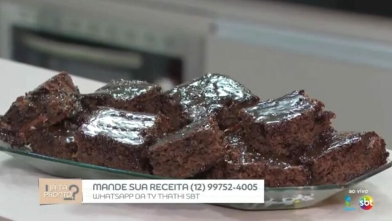 Bolo de Àgua com Gás: veja a receita do quadro “Já Tá Pronto?” desta semana