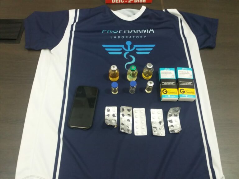 Polícia investiga e faz apreensões de anabolizantes proibidos