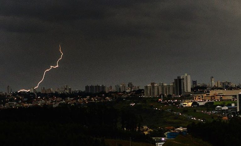 Campinas tem alerta de tempestades e chuva de granizo