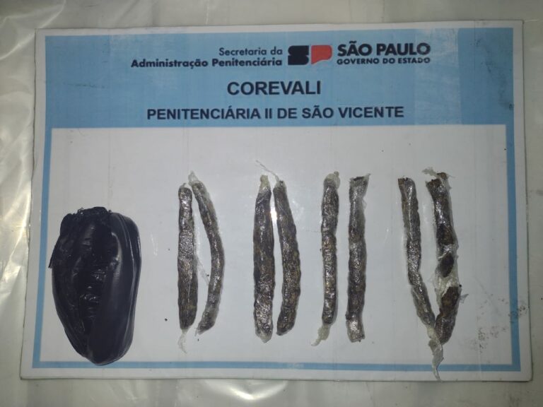 Duas mulheres são presas ao tentar entrar com drogas em visita a presos na penitenciária de São Vicente