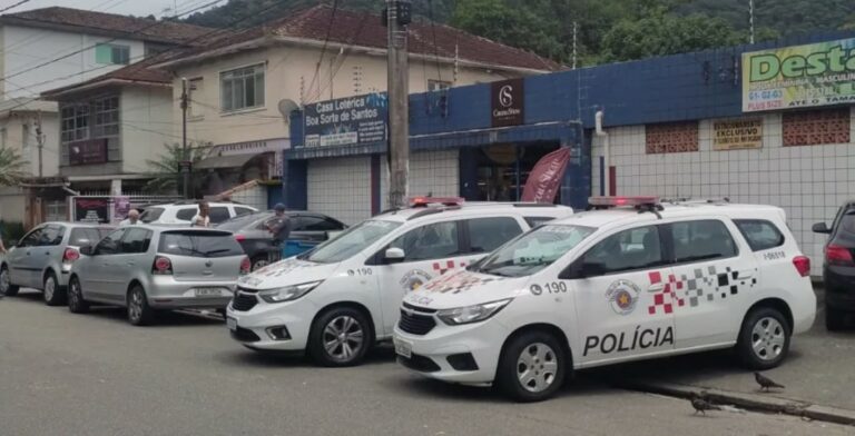 Casa lotérica é assaltada em Santos e bandidos levam R$ 20 mil