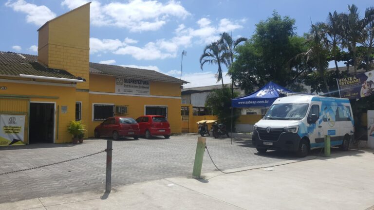 Agência Móvel da Sabesp chega a São Vicente