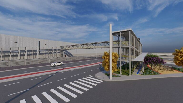 Nova passarela de pedestres será implantada em avenida portuária de Santos
