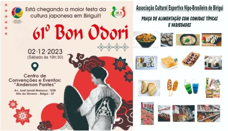 Nipo Birigui realiza a 61ª edição do Bon Odori