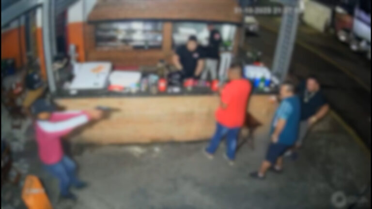 Novas imagens mostram execução em bar de Hortolândia