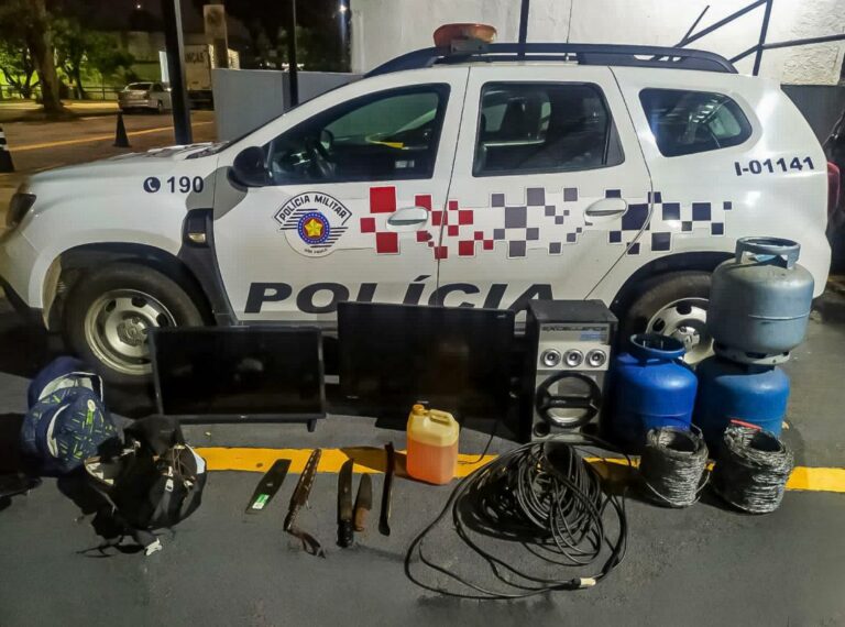 Trio é preso por furto a chácaras perto de São Francisco Xavier