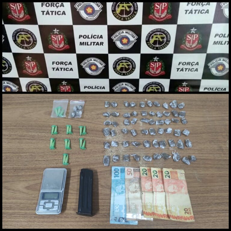 Polícia Militar apreende menor por tráfico de drogas em Araçatuba