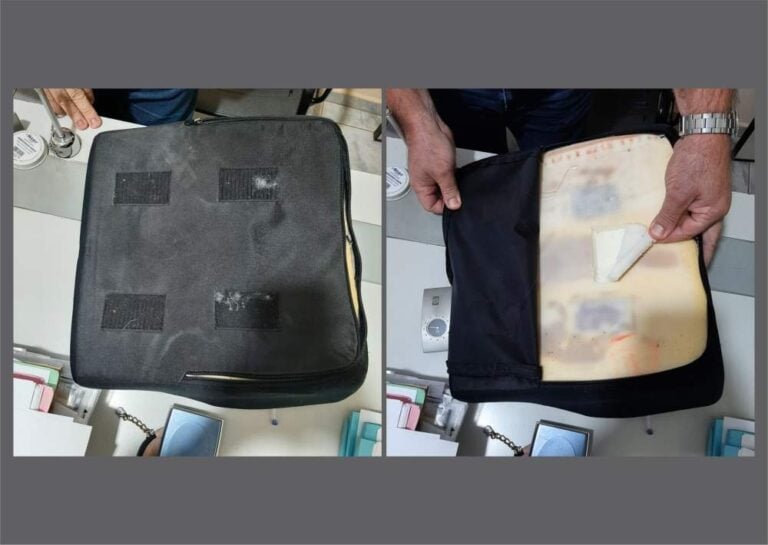 Mulher é presa em Birigui tentando esconder cocaína na cadeira de rodas da filha