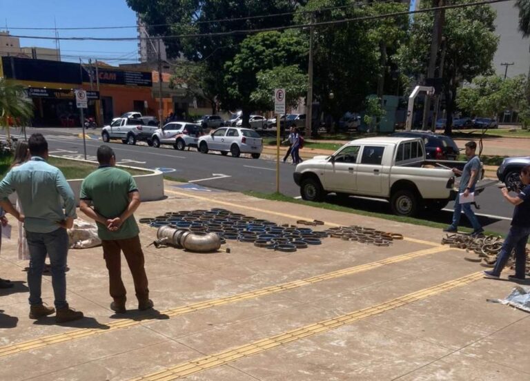 Polícia Civil de Araçatuba recupera 240 quilos de alumínio furtado de usina para irrigação