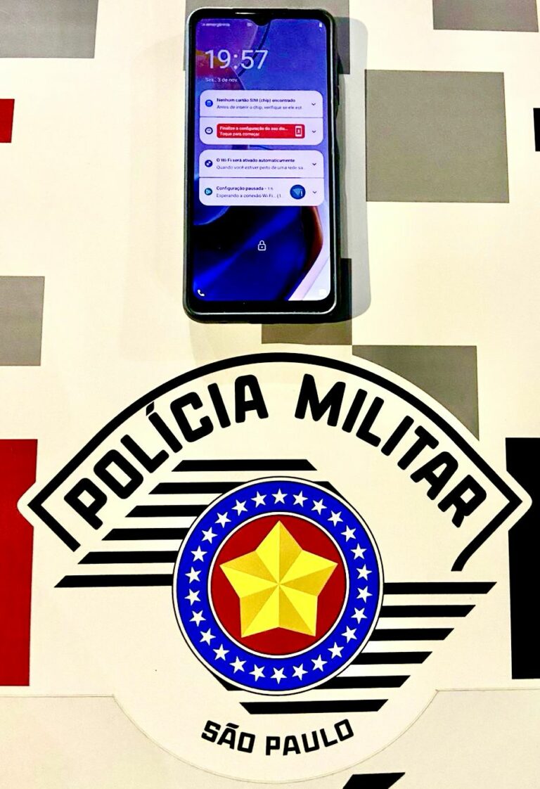 Polícia recupera celular furtado em Castilho