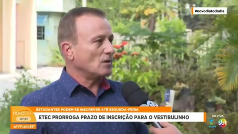 Vestibulinho da ETEC tem inscrições prorrogadas