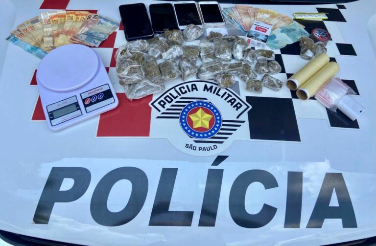 Polícia Militar prende homens por tráfico de drogas em Mirandópolis