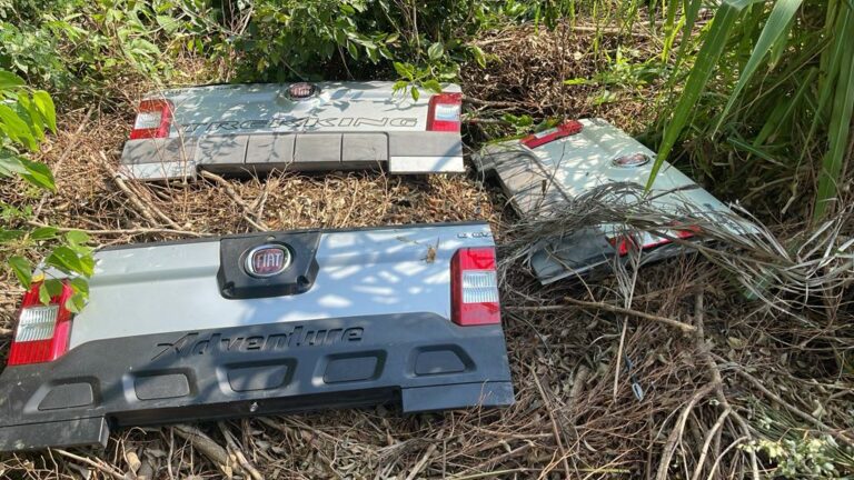Tampas de caminhonetes furtadas são localizadas pela Guarda Municipal