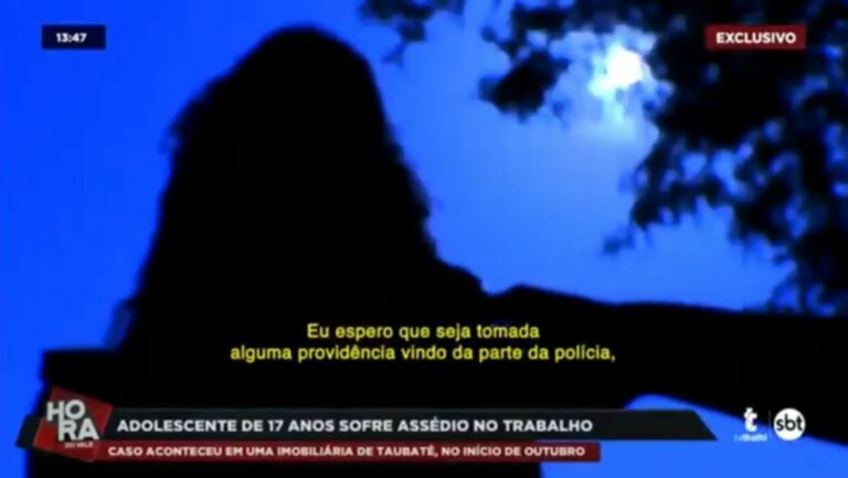 EXCLUSIVO: adolescente de 17 anos é assediada pelo chefe em Taubaté